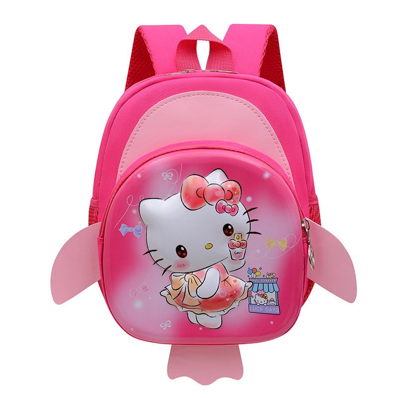 Delightful Cartoon Kuromi Backpack For Kids With Comfort And Style For School Use