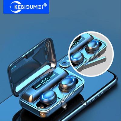 Fones de ouvido esportivos sem fio Bluetooth, fones de ouvido estéreo de alta fidelidade para música, fones de ouvido Bluetooth com redução de ruído e à prova d'água