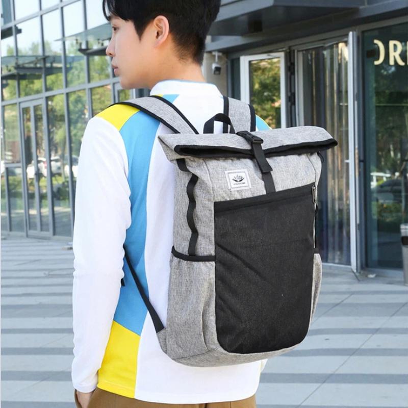 Stylowa składana torba, ultralekka i przenośna torba do przechowywania, plecak podróżny, wodoodporna torba turystyczna na zewnątrz