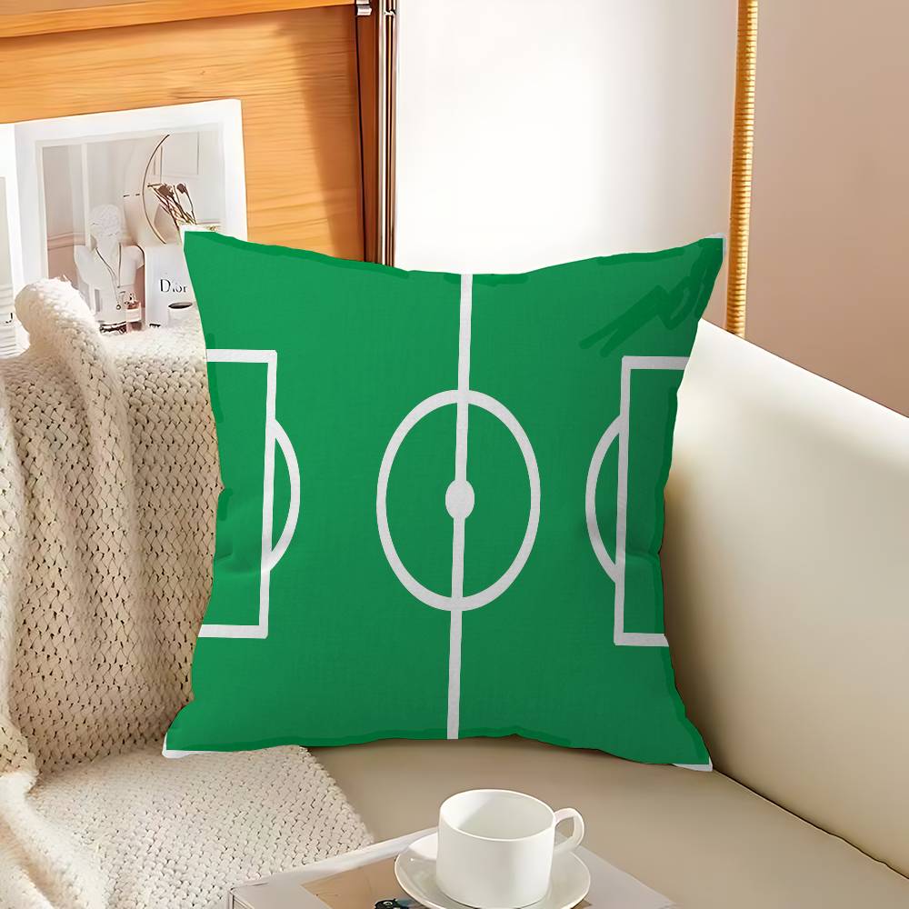 Cartoon Football Field Pillow Gift Home Office Decoration Pillow Bedroom Sofa Car Cushion CoverPillow Case