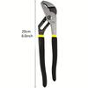 Round Mouth 8 Inch Water Pump Pliers Pipe Pliers Auto Repair Tools Pipe Pliers Movable Pliers