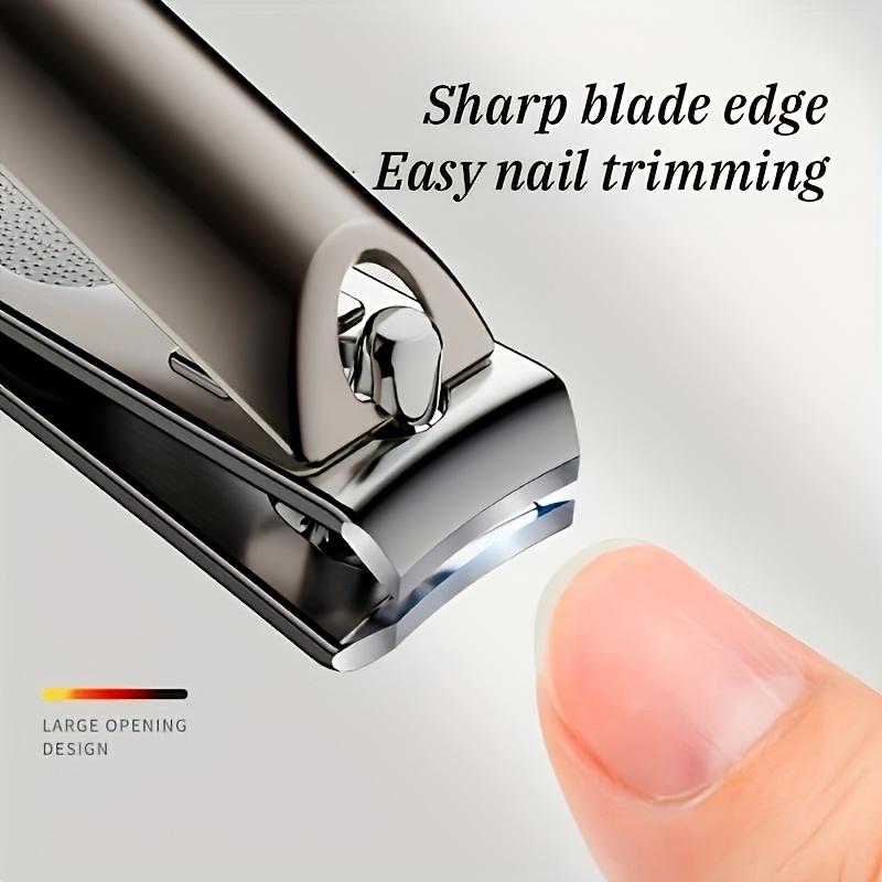2Pcs Anti-Splash Nail Clippers Sharp Clippers Fit For Fingernails And Toenails Nail Trimmer Stainless Steel Toenail Clipper