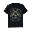 T Shirt With Gerunisex Text Du Bist Nicht Wenn Kette Stull You Are Not When Black Vintage Streetwear Versatile Stretched