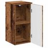 Bathroom Wall Mounted Cabinet Rustic Wood Finish 30 x 31.5 x 61 cm