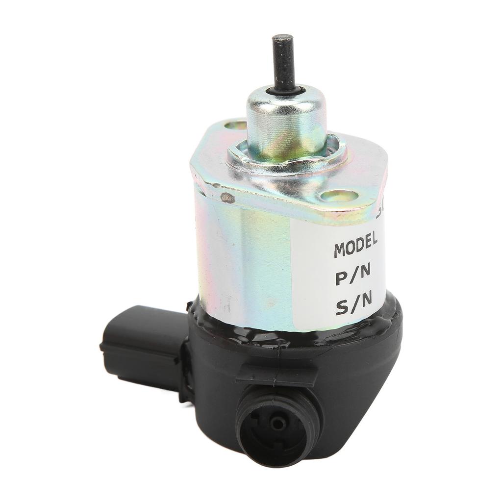 Fuel Shut Off Solenoid 12VDC 17208‑60015 Aluminum Alloy for KUBOTA ENGINES D905 D1005 D1105 V1305 V1505 ETC