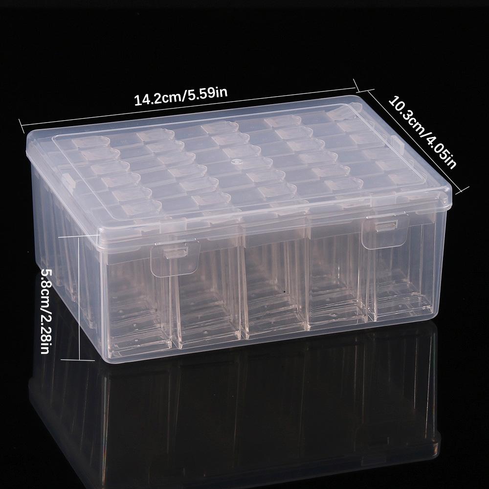 10/35/36 Fack Plastförvaringslåda, 5D DIY Diamantmålning Pärlor Berlocker Smyckestillbehör Organizerlåda