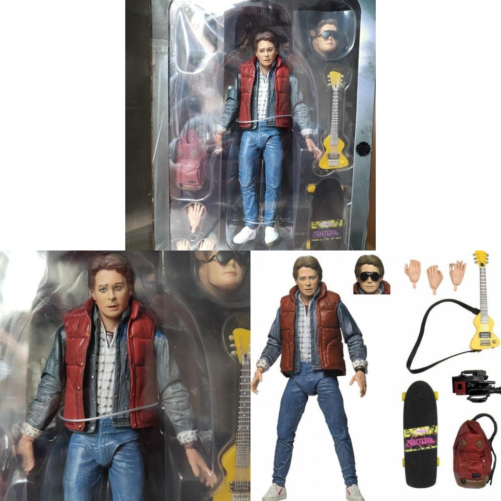 Back To The Future Marty 7in Pvc Action Figure Collectible Model For Fans