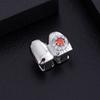 Capsules de Dents Strassées Amovibles Charme Dents Grillz Tendance Hommes Femmes Bijoux Rapper