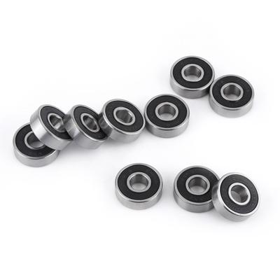 10PCS 6082RS Ball Bearing Dual Sided Black Rubber Sealed Deep Groove