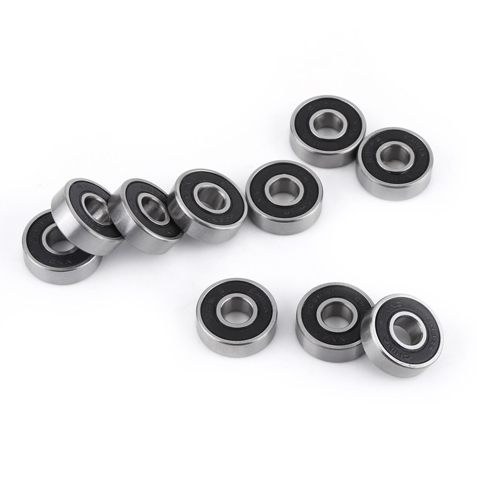 

10PCS 6082RS Ball Bearing Dual Sided Black Rubber Sealed Deep Groove