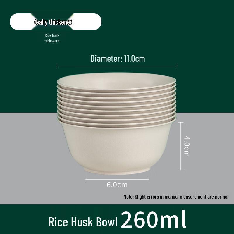 ZISIZ Disposable Tableware Bowls