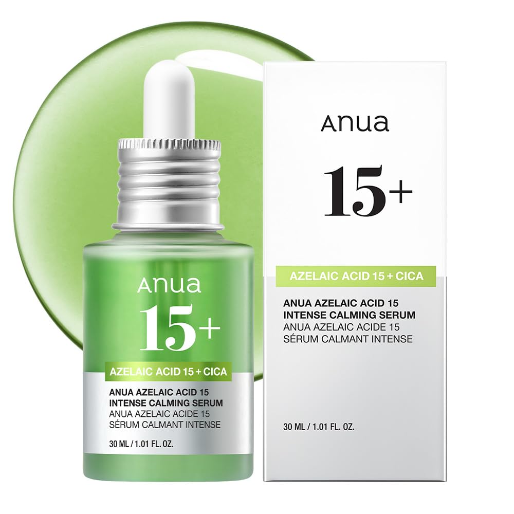 ANUA Azelaic Acid 15 Intense Calming Serum 30ml Oil-Water Balance Sebum Pore Care Cica High-Density Oily Skin Combination Skincare