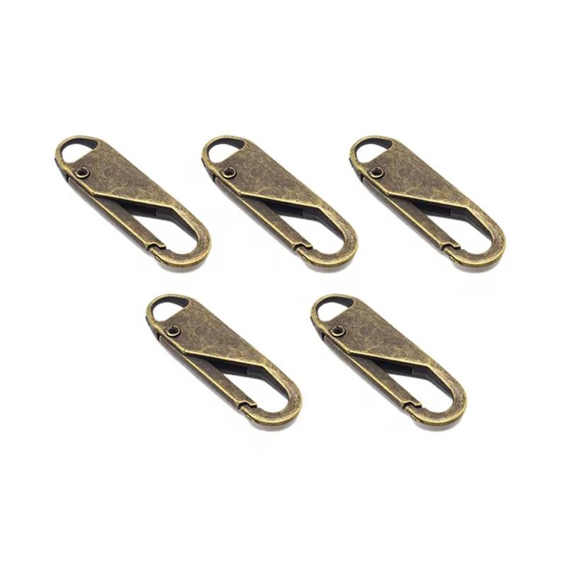 Reißverschlusskopf Universal Sofort-Reißverschluss-Reparaturset Ersatz für gebrochene Schnalle Reisetasche Koffer Reißverschlusskopf DIY Nähhandwerk