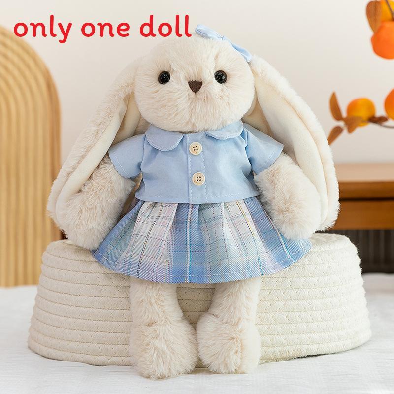 Cute Cartoon Bunny Plush Toy With Pp Cotton Filling For Kids Gift And Sleep Companion