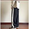 Vintage Comfortable  Wide Leg Pants for Women High Waist Patchwork Trousers