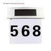 Solar LED House Number Light - Wall-Mounted Light Control