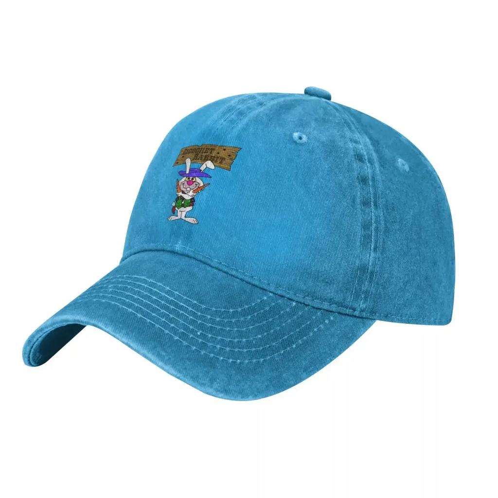 Ricochet Rabbit Hanna Barbera Cartoon Design Denim Hat Lightweight Mens Cap Baseball Cap For Men