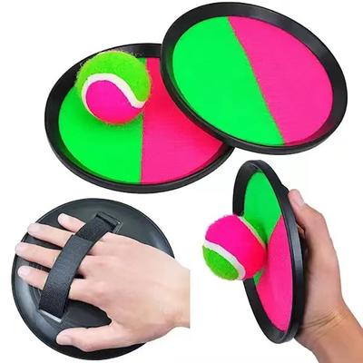 Klebende Zielball-Set zum Werfen und Fangen Strandspielzeug Familien-Hinterhof-Outdoor-Spiel Rasen Kinderspielzeug
