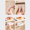 1 Unidad Soporte Plegable Portátil para Bolsas de Basura Estante de Basura Montado en la Pared Estante Colgante Para Baño Cocina Estante de Almacenamiento Sin Taladro