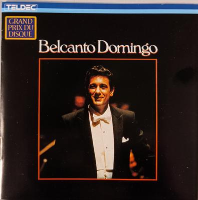 CD PLACIDO DOMINGO - Belcanto Domingo 842954 TELDEC 1984 Europe Classical Used