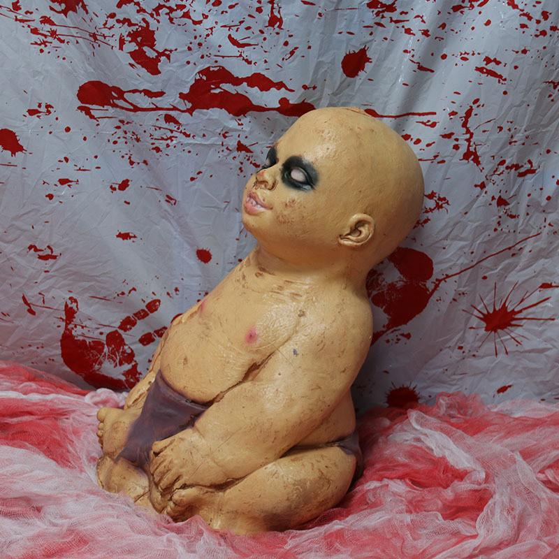 Horror Baby Halloween Hand Eating Model Venue Decoration Scary Doll Props