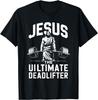 Fitness Lustig Vintage Jesus Der Ultimative Kreuzheber T-Shirt Unisex Sommer Streetwear Tops Unisexs T-Shirt Anpassbar Camiseta