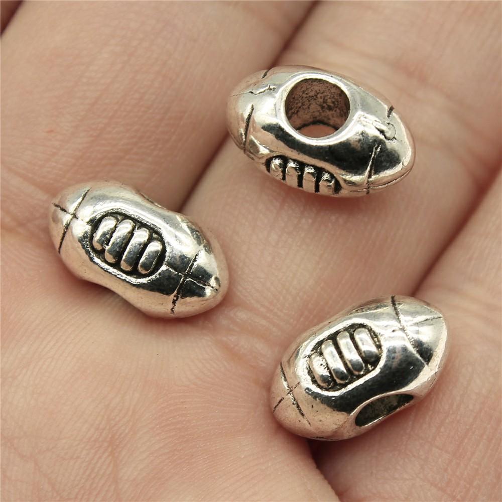 20pcs Football Charms American Football Pendants Jewelry Making American Football Charms For Bracelet Making