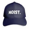 Moist V (White) Baseball Cap Curved Brim Classic Fit Low Profile Unstructured Unisex for Unisex Women