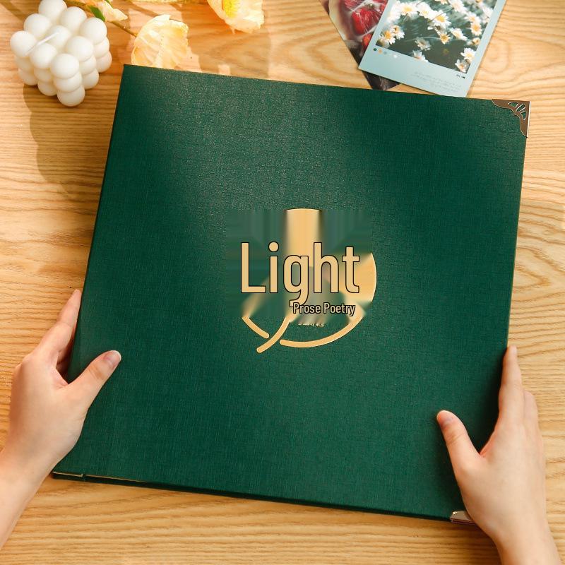 Álbum de Fotos Autoadhesivo Hecho a Mano de Gran Capacidad para Recuerdos Familiares y de Bebé