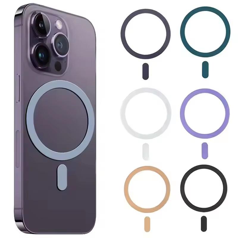 1-5PCS for Magsafe Magnetic Plate Ring Universal Metal Sticker Support Wireless Charger Metal Plate Sheet for Magnet Car Holder
