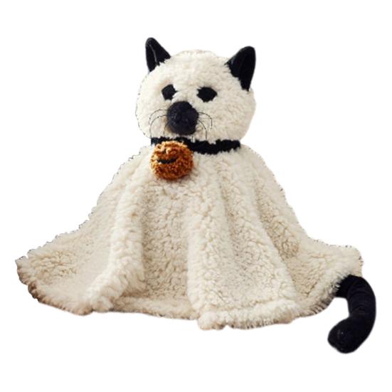 

Плюшевая подушка Привидение Мягкая игрушка-животное Пушистое 3D Привидение Хэллоуин Декор для дивана Кровати Снятие стресса Компаньон белый