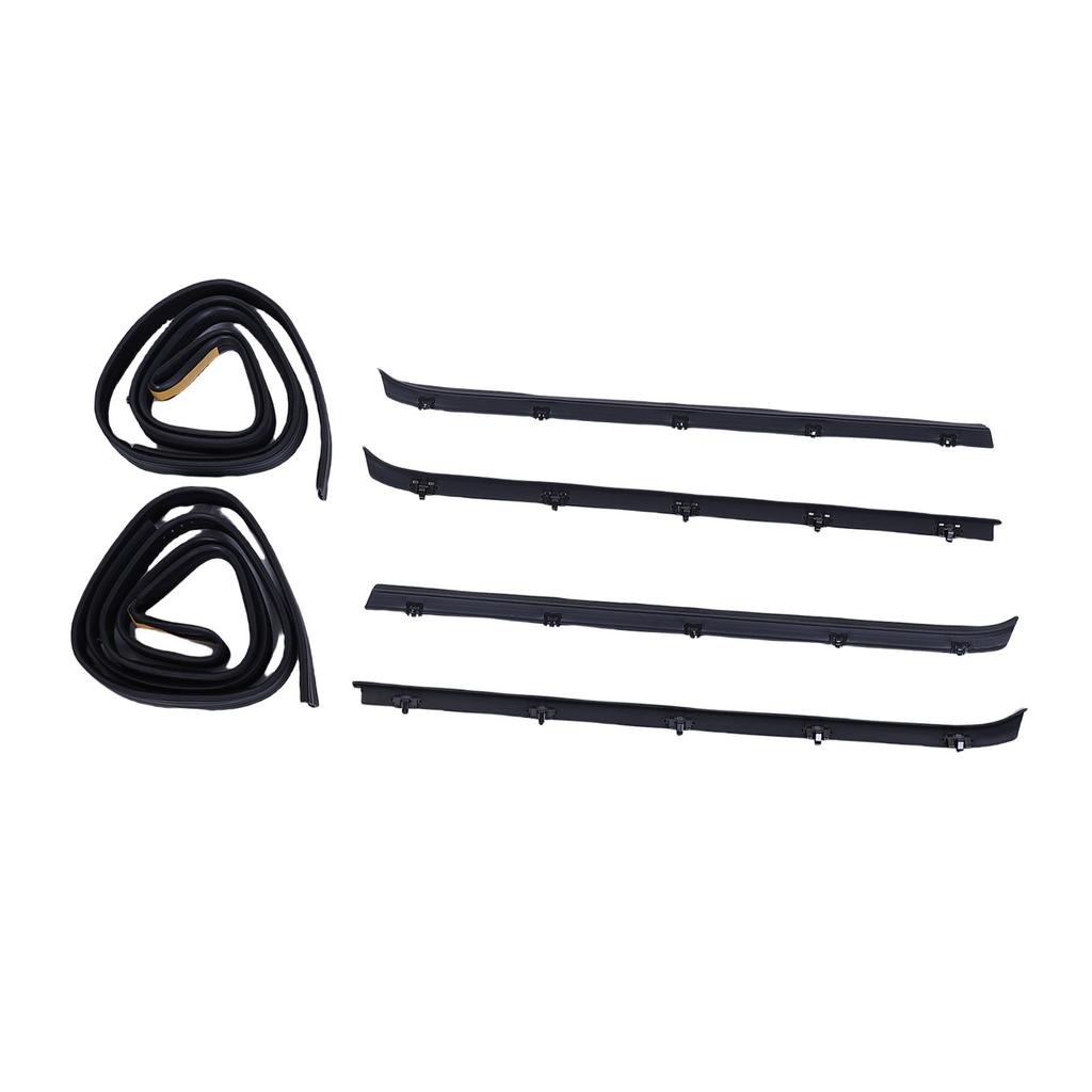 Front Door Window Weatherstrip Kit 15569071 Sweep Felt Trim   Run Channel   Replacement for C1500 C2500 C3500 K1500  00 K3500