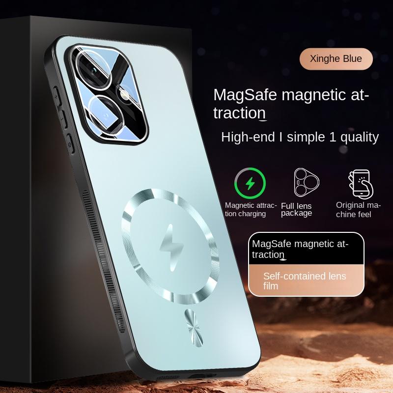 For Honor 400 400 Pro PC TPU material lens full protective case features magnetic shock-proof and anti-fingerprint phone cover