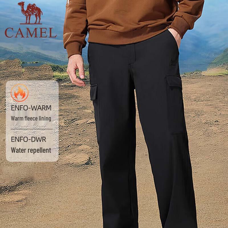 CAMEL Men s Fleece Lined Workwear Cargo Pants XL