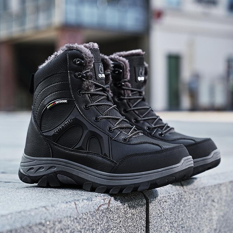 

Direct supply for autumn and winter new tactical boots outdoor training casual cotton warm couple hiking shoes 46