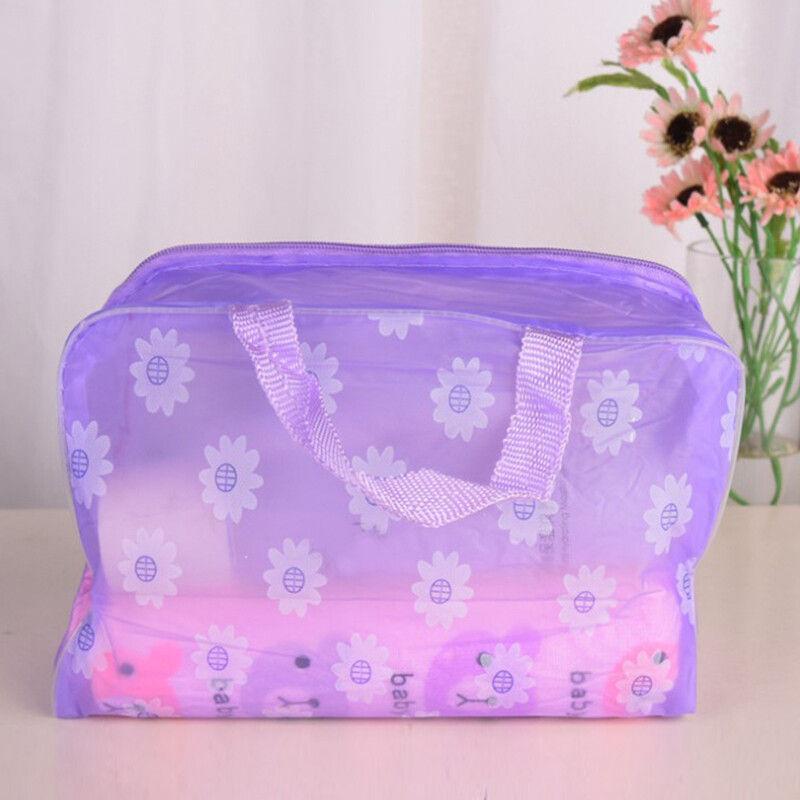 Trousse de Maquillage Imperméable pour Femme Rangement Cosmétique de Voyage Sacs de Toilette de Bain Trousse de Lavage