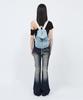 Secondsalt Washed Denim Mini Backpack (Sky Blue)