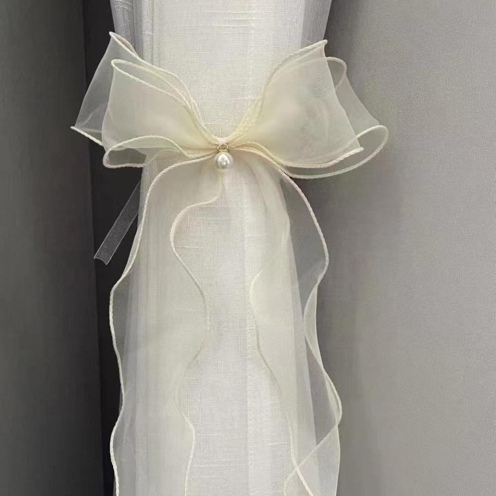 

NEW Polyester Curtain Bow Tiebacks Curtain Decor Curtain Accessories Window Curtains Binding Rope French Curtains Straps жёлтый