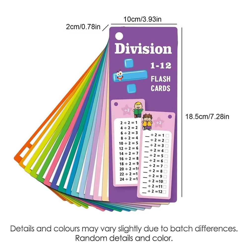 Cartes 15 Pièces/set Mathématiques Addition Soustraction Multiplication Division Effaçables Réutilisables Apprentissage des Nombres Aide Pédagogique Mathématique pour Enfants