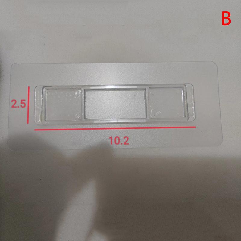 10Pcs No Punching Strong Adhesive Traceless Storage Rack Buckle Wall Mounted Tissue Box Storage Rack Non Marking Adhesive Patch