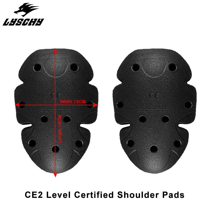 Level 2 CE Certification 5Pcs Padding Motorcycle Protective Gear Protector Body Armor Motobike Motor Jacket Remove Guards Equip