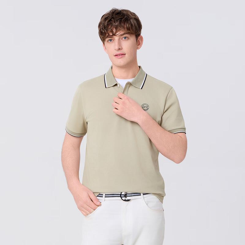 Goldlion Men's Short Sleeve Casual Polo Shirt
