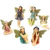 Mini Fairy Miniature Resin Elf Set Garden Micro Landscape Angel Statue DIY Decor