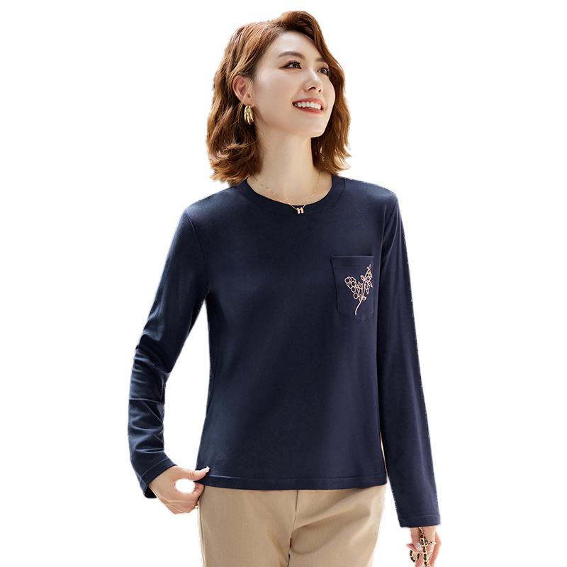 

Женская футболка с длинным рукавом для среднего возраста Yuzhaolin M