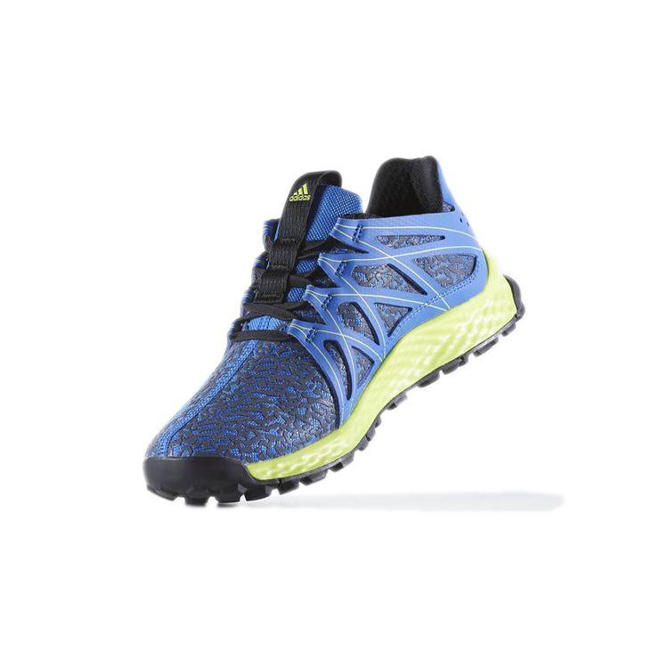 Adidas Originals Vigor Bounce K Simple Casual Durable Lightweight Low-Top Running Shoes Kids Running Shoes Blue BY3446