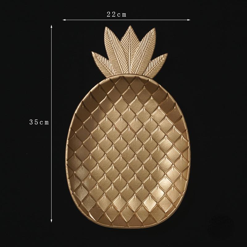 High Party Decorations Candy Dishes and Plates Big Love/Leaf/Pineapple Shape Snack Dish Tray Home Decoration and Party Tableware