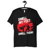 Funny Karate T Shirt Smell My Feet Pun Womens Long Sleeves SweaT Vintage Washed Slightly Fashion Stylish Soft Stretched Unisex