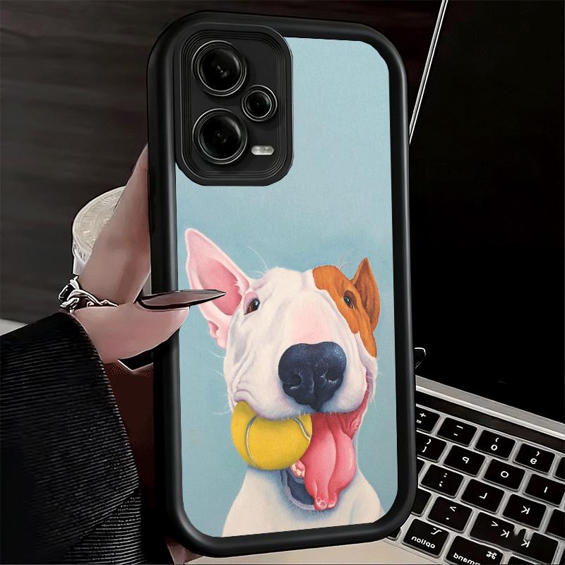 Phone Case for Xiaomi Redmi Note 15 14 13 Pro Plus Bull Terrier Dog Cute Puppies Shell 12S 11 11S 11T 5G 14S Soft Silicone Funda
