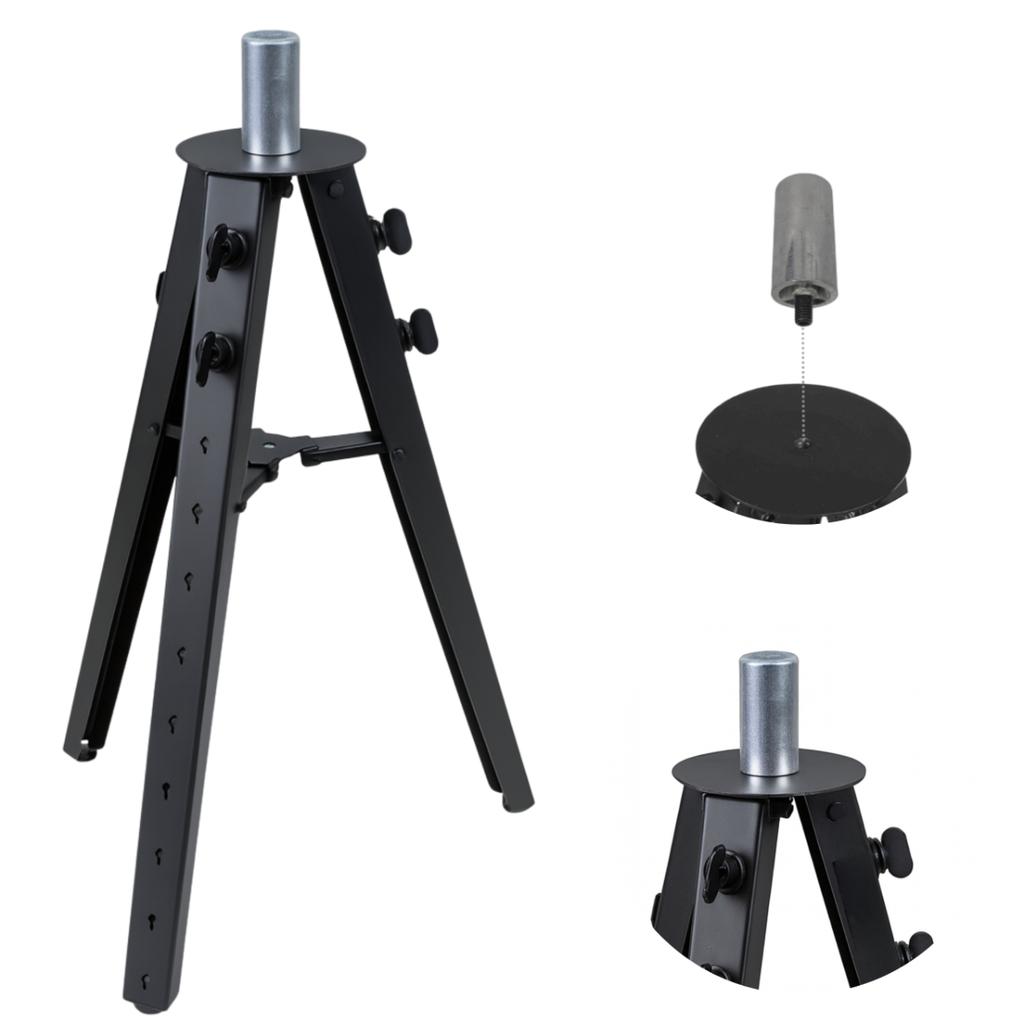 Dna Rs2 Statyw Tripod Pod Oświetlenie Nagłośnienie Okrągła Podstawa Adapter Kolumnowy 35 Mm 86-152 Cm Do 20 Kg
