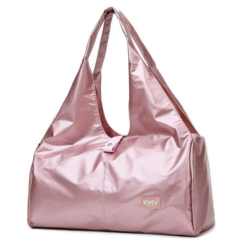 Neue perlmuttartige Material große Kapazität Reisegepäck einfache unabhängige Schuhfach Fitness Tasche multifunktionale Sport Yoga Tasche